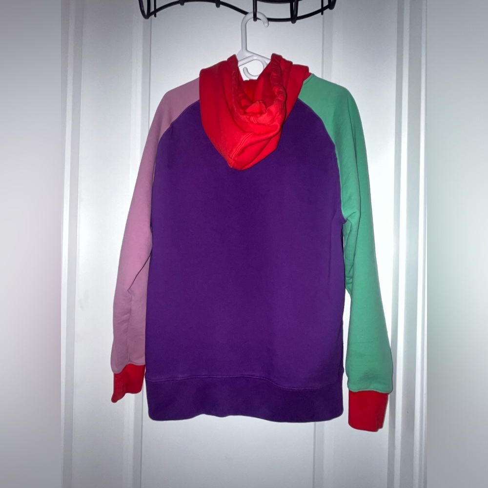Teddy Fresh Hoodie Colorblock Pullover Sweatshirt Embroidered Logo Men's - Picture 2 of 3